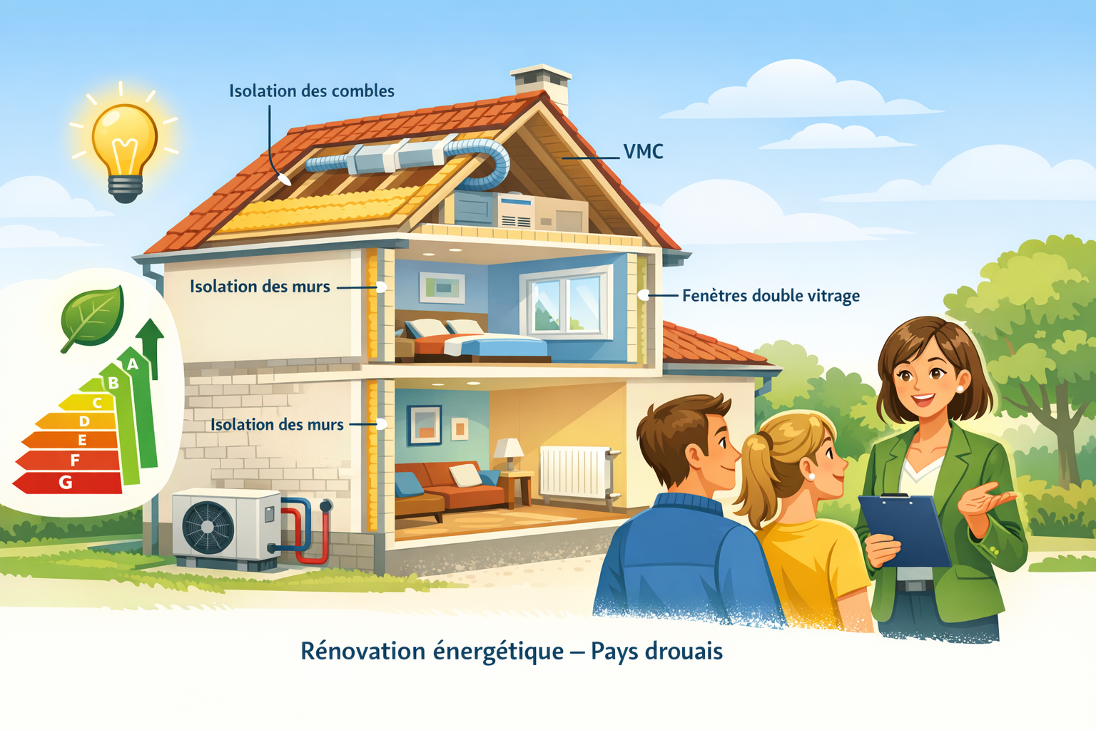 Rénovation énergétique pays drouais : guide 2026